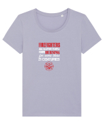 FIREFIGHTER Tricou mânecă scurtă guler larg fitted Damă Expresser