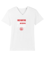 FIREFIGHTER Tricou mânecă scurtă guler V Bărbat Presenter
