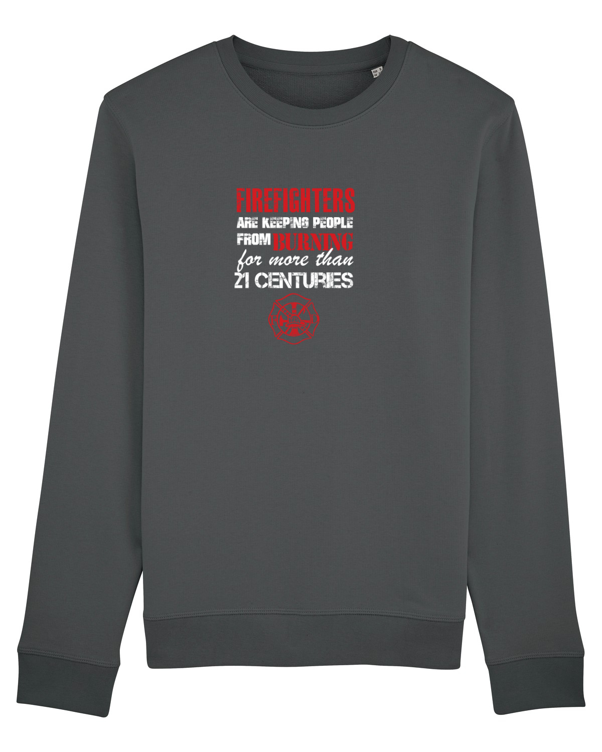 Bluză mânecă lungă Unisex Rise Anthracite