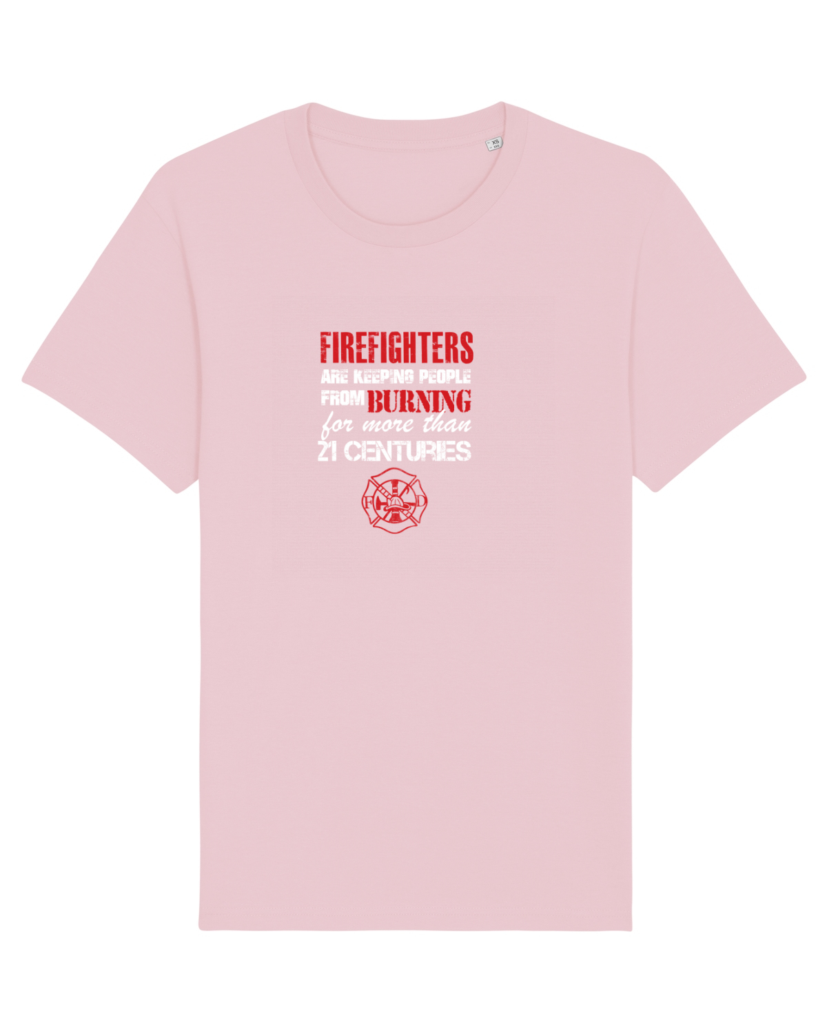 Tricou mânecă scurtă Unisex Rocker Cotton Pink