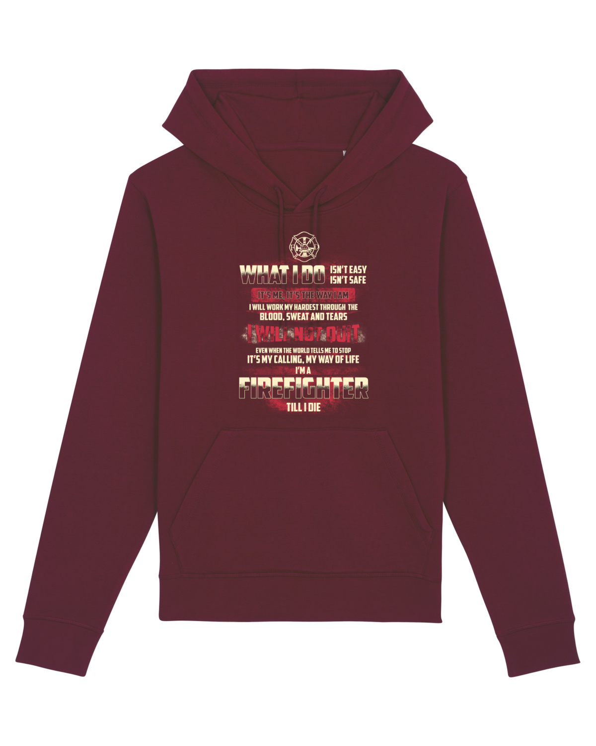 Hanorac Unisex Drummer Burgundy