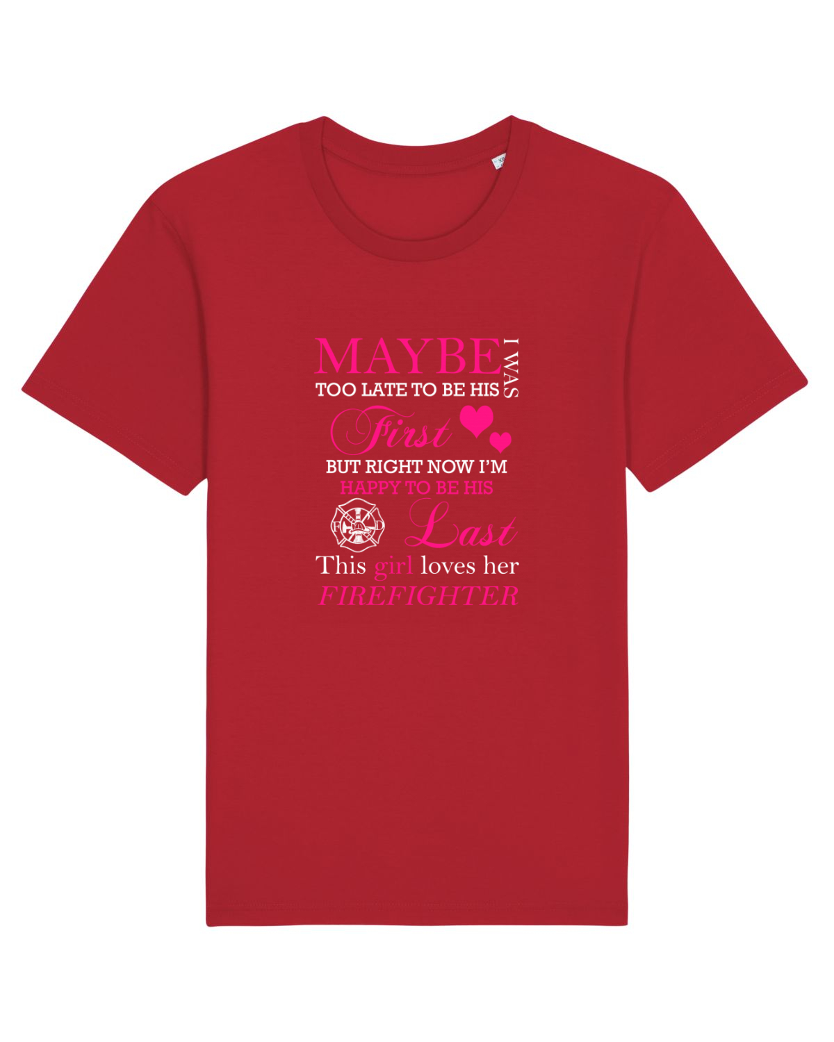 Tricou mânecă scurtă Unisex Rocker Red