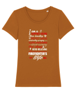 FIREFIGHTER Tricou mânecă scurtă guler larg fitted Damă Expresser