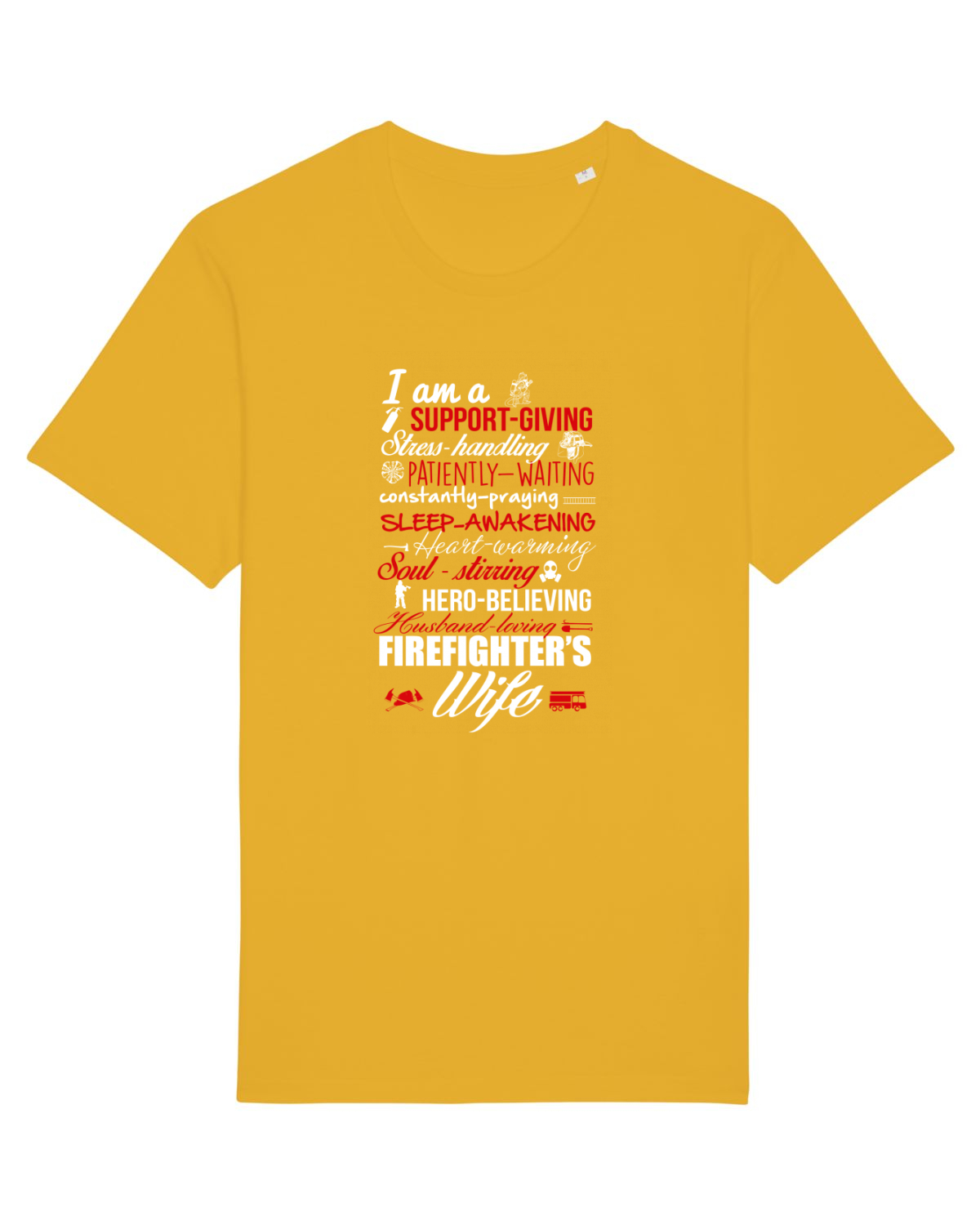 Tricou mânecă scurtă Unisex Rocker Spectra Yellow