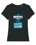 FIREFIGHTER Tricou mânecă scurtă guler larg fitted Damă Expresser