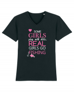 FISHING Tricou mânecă scurtă guler V Bărbat Presenter