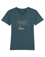 FISHING Tricou mânecă scurtă guler V Bărbat Presenter