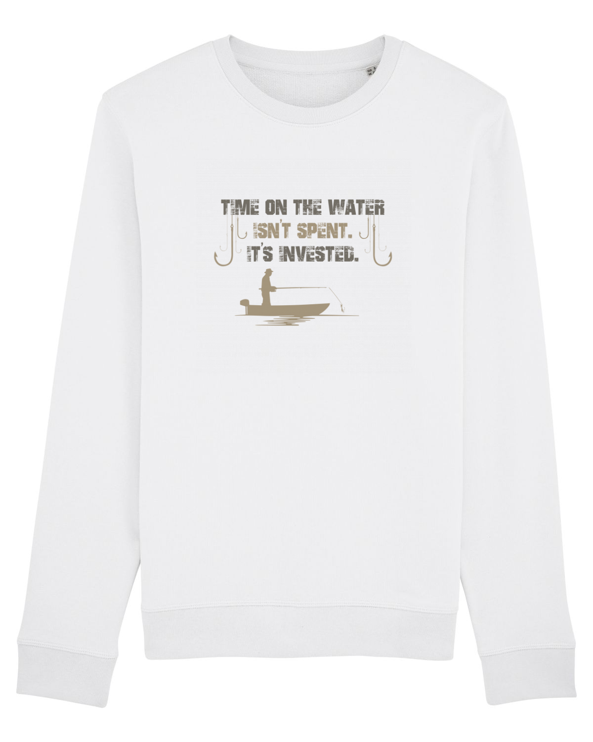 Bluză mânecă lungă Unisex Rise White