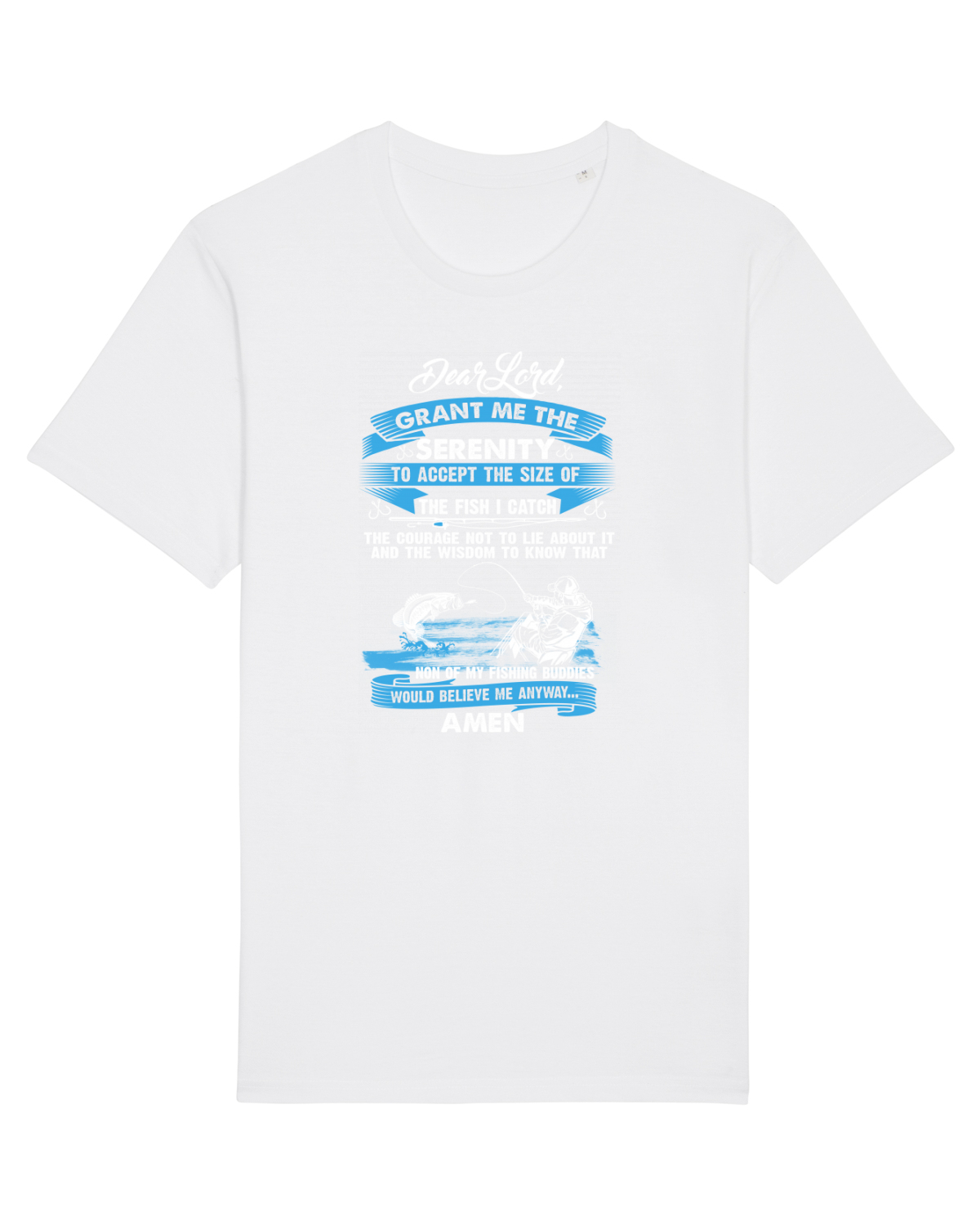 Tricou mânecă scurtă Unisex Rocker White