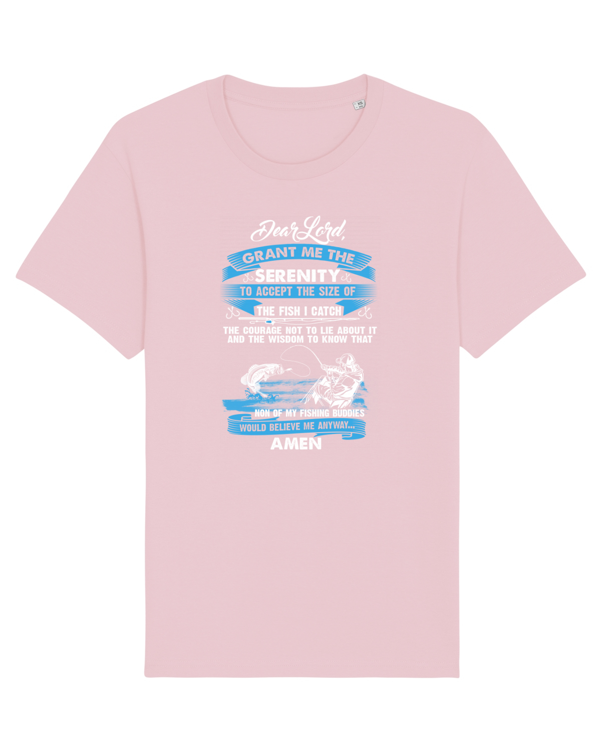 Tricou mânecă scurtă Unisex Rocker Cotton Pink