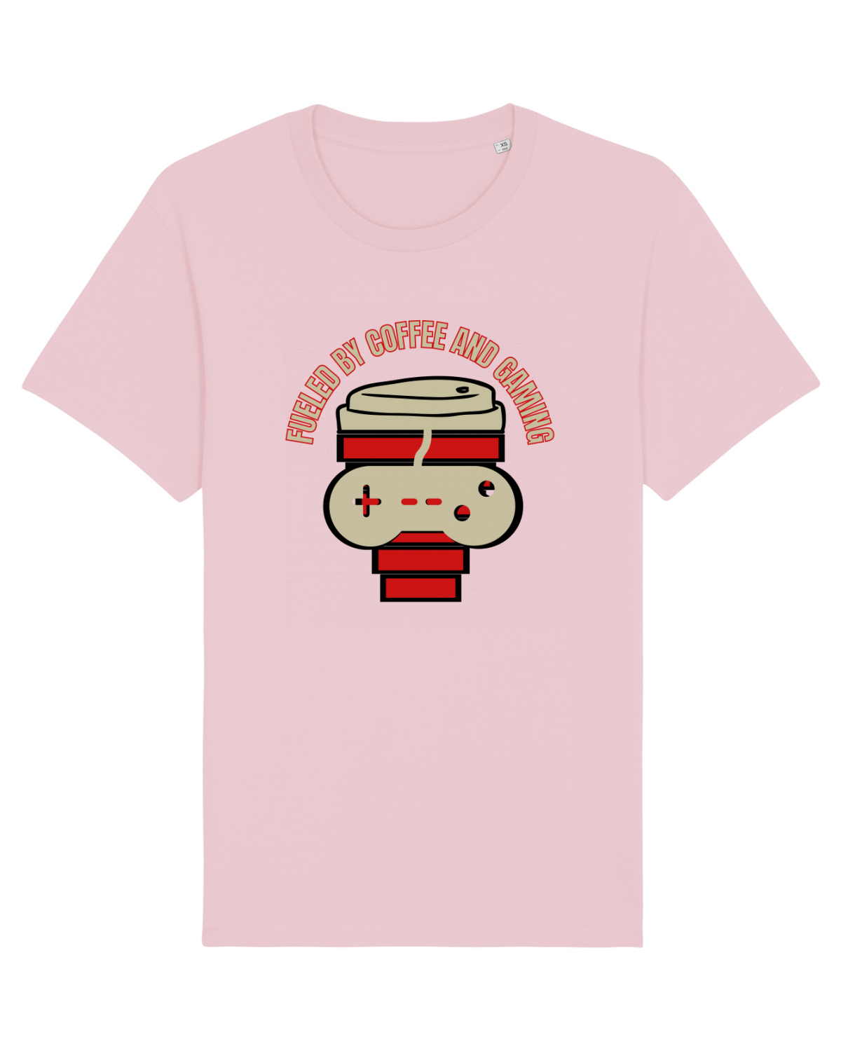 Tricou mânecă scurtă Unisex Rocker Cotton Pink