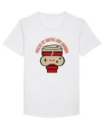 Fueled By Coffee And Gaming Tricou mânecă scurtă guler larg Bărbat Skater