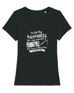 FISHING Tricou mânecă scurtă guler larg fitted Damă Expresser
