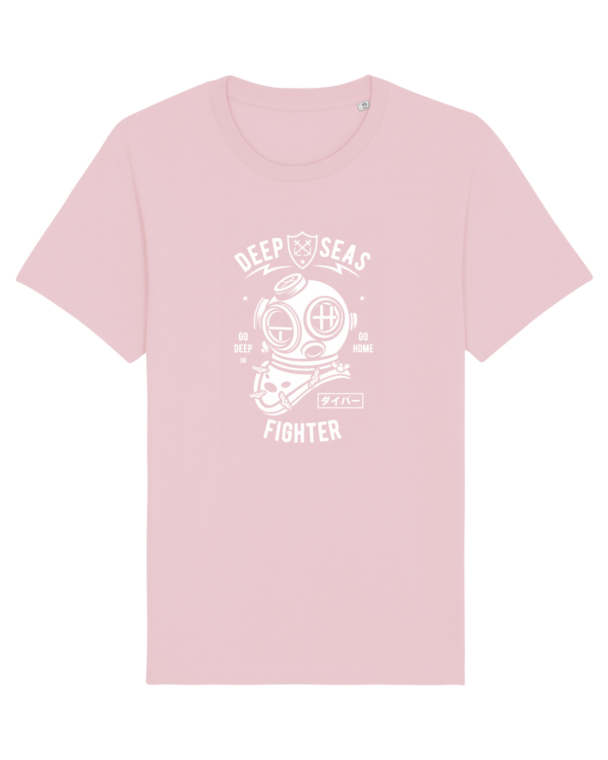Tricou mânecă scurtă Unisex Rocker Cotton Pink