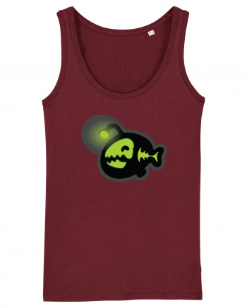 Ghost green fish Burgundy