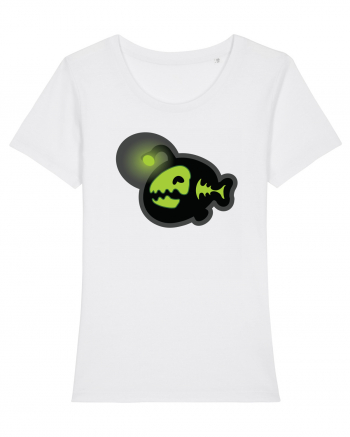 Ghost green fish White