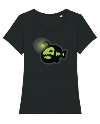 Ghost green fish Black