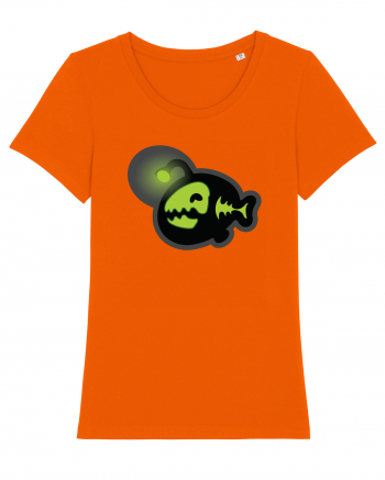 Ghost green fish Bright Orange