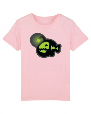 Ghost green fish Cotton Pink