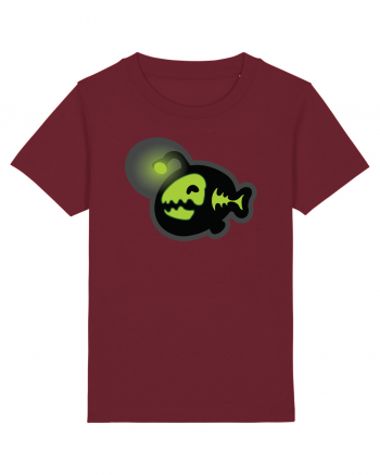 Ghost green fish Burgundy