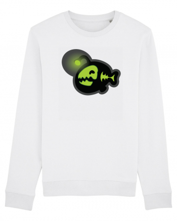 Ghost green fish White