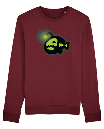 Ghost green fish Burgundy