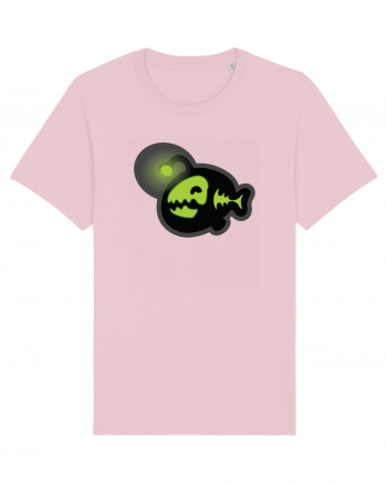 Ghost green fish Cotton Pink