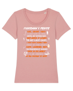 FISHING Tricou mânecă scurtă guler larg fitted Damă Expresser
