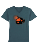 Ghost red fish Tricou mânecă scurtă guler V Bărbat Presenter