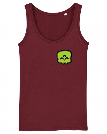 Lil' alien skull Burgundy