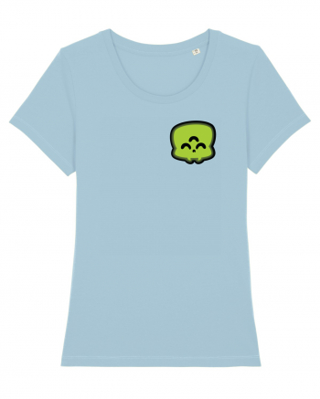 Lil' alien skull Sky Blue