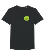 Lil' alien skull Tricou mânecă scurtă guler larg Bărbat Skater