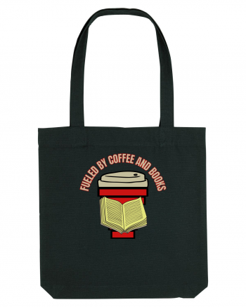 Fueled By Coffee And Books Black