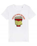 Fueled By Coffee And Books Tricou mânecă scurtă  Copii Mini Creator