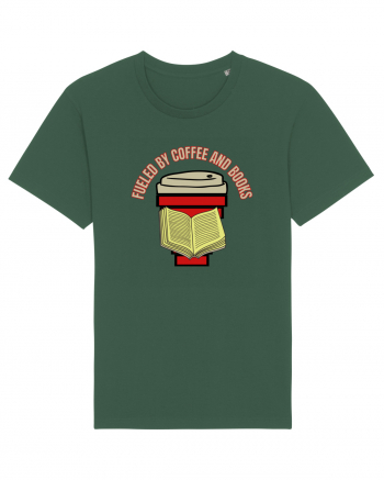 Fueled By Coffee And Books Bottle Green