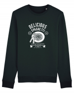 Delicious Spaghetti White Bluză mânecă lungă Unisex Rise