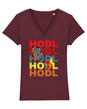 Hodl.Cadou Pentru Iubitorii De Crypto Burgundy