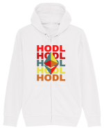 Hodl.Cadou Pentru Iubitorii De Crypto Hanorac cu fermoar Unisex Connector