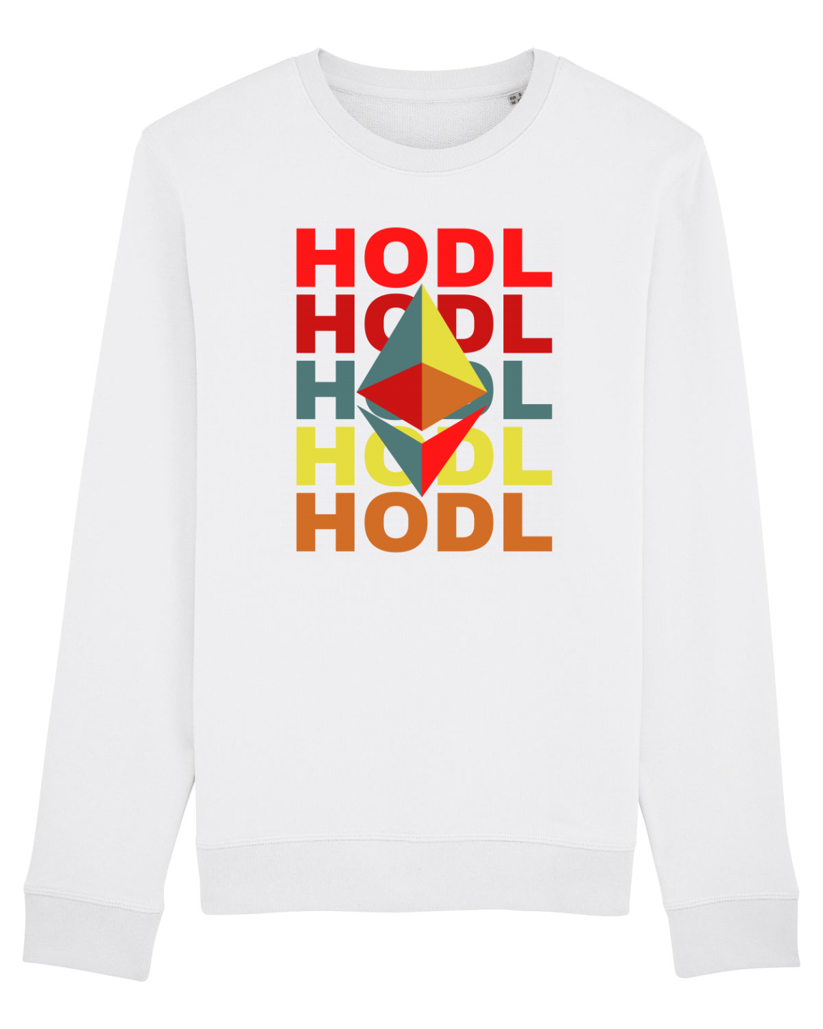 Bluză mânecă lungă Unisex Rise White