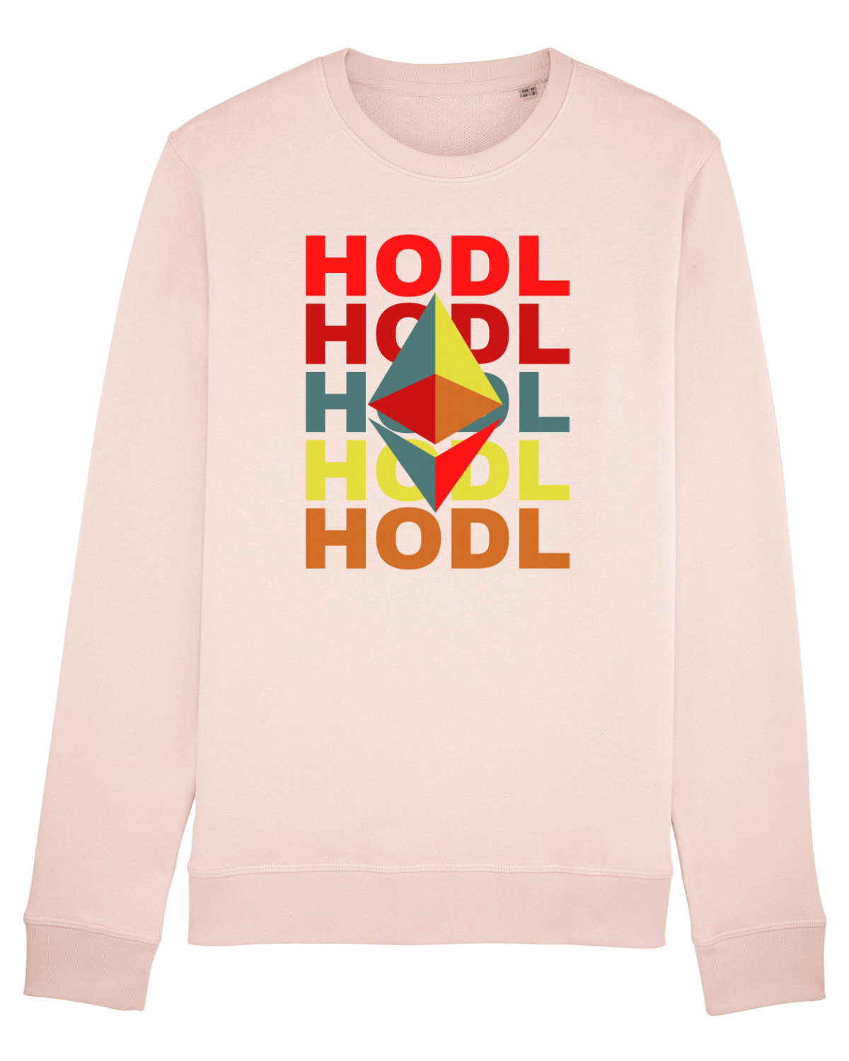 Bluză mânecă lungă Unisex Rise Candy Pink