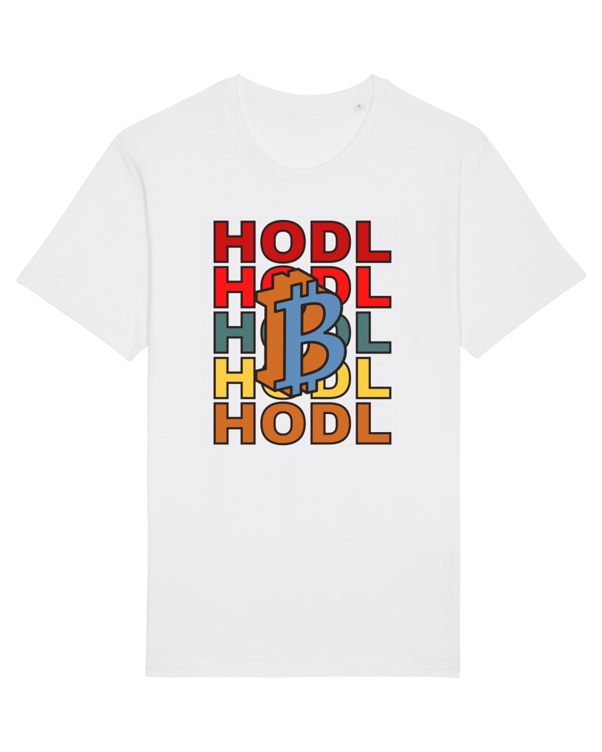Tricou mânecă scurtă Unisex Rocker White