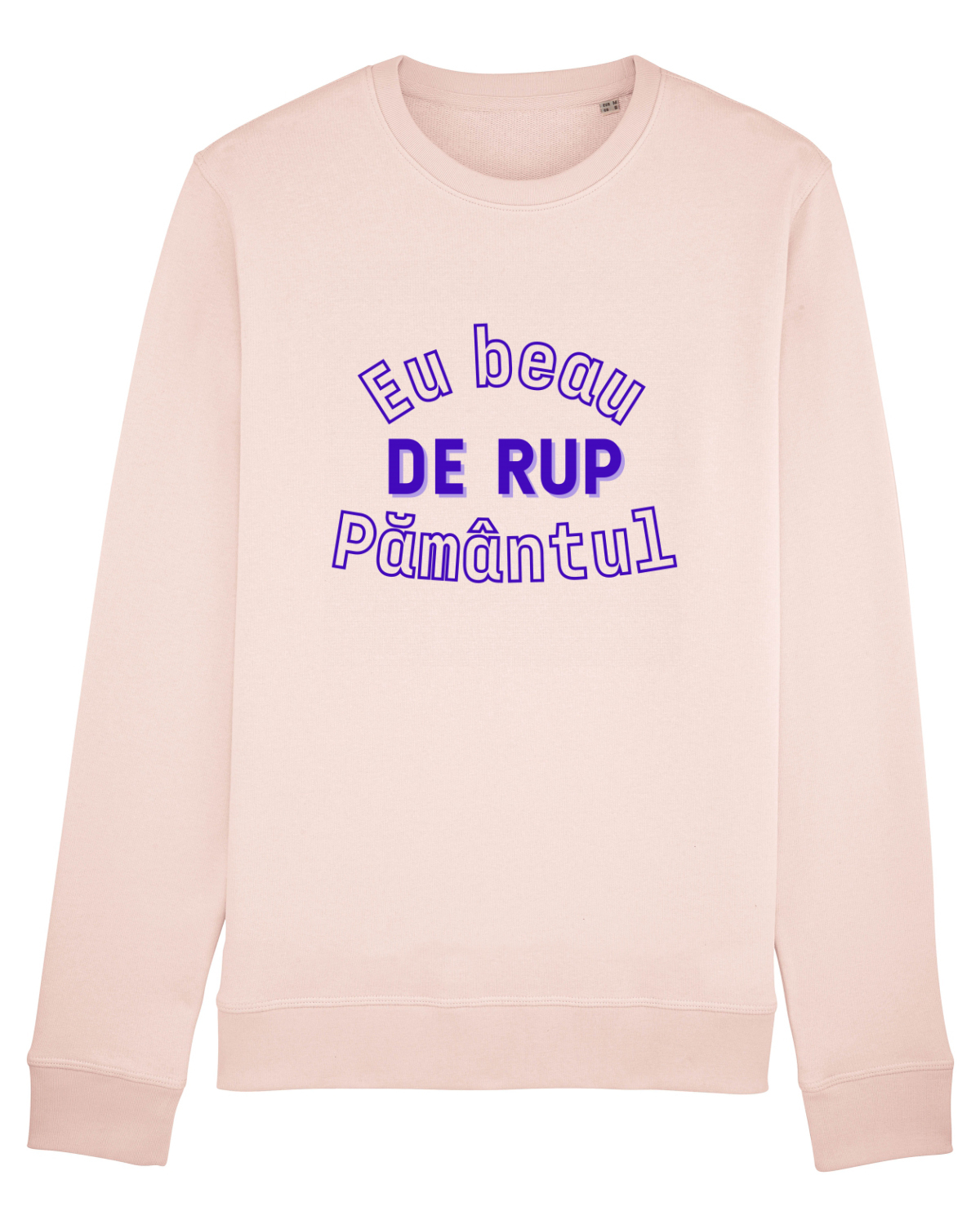 Bluză mânecă lungă Unisex Rise Candy Pink
