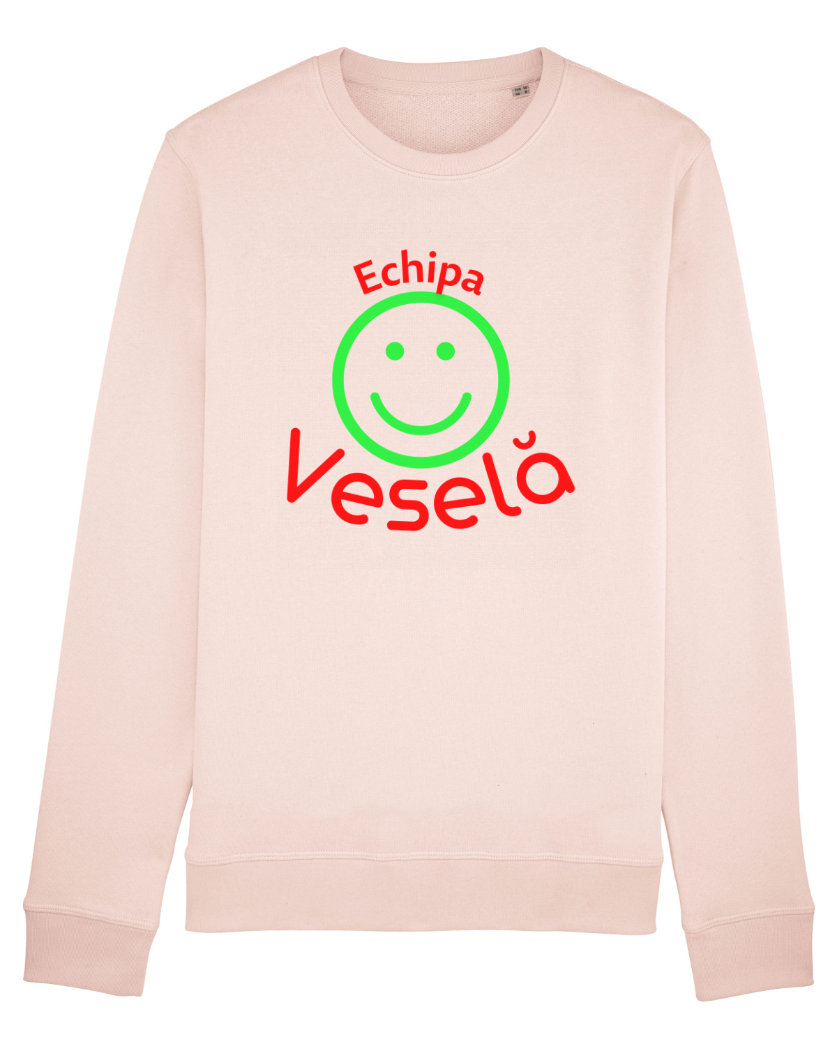 Bluză mânecă lungă Unisex Rise Candy Pink