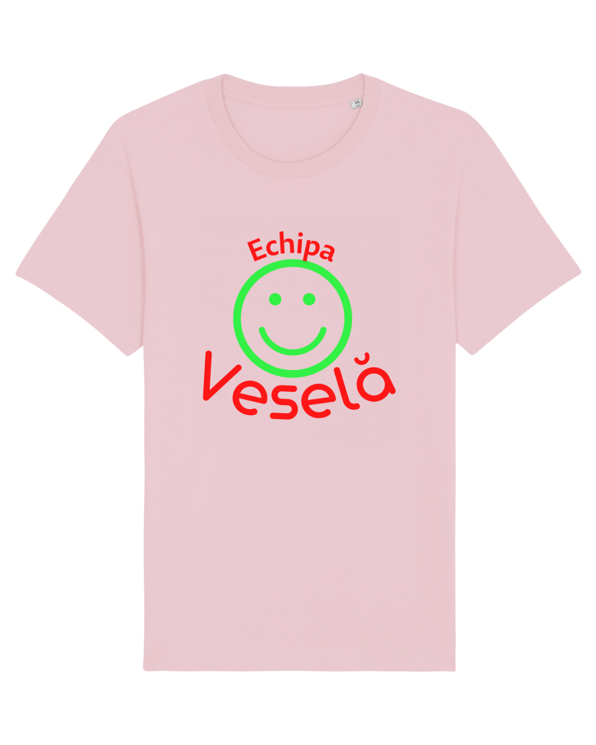 Tricou mânecă scurtă Unisex Rocker Cotton Pink