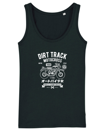 Dirt Track Moto White Black