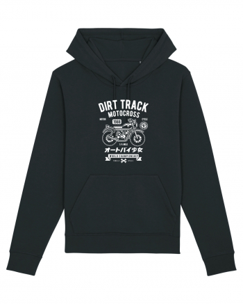 Dirt Track Moto White Black