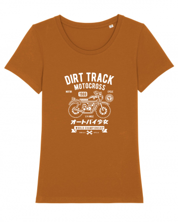 Dirt Track Moto White Roasted Orange