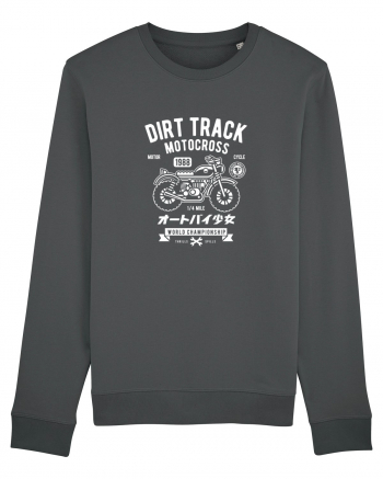 Dirt Track Moto White Anthracite