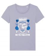 GYM Tricou mânecă scurtă guler larg fitted Damă Expresser