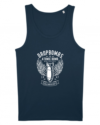 Drop Atomic Bombs White Navy